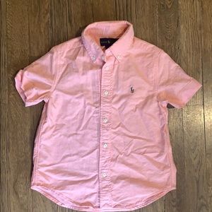 Ralph Lauren button down size 5 peach color